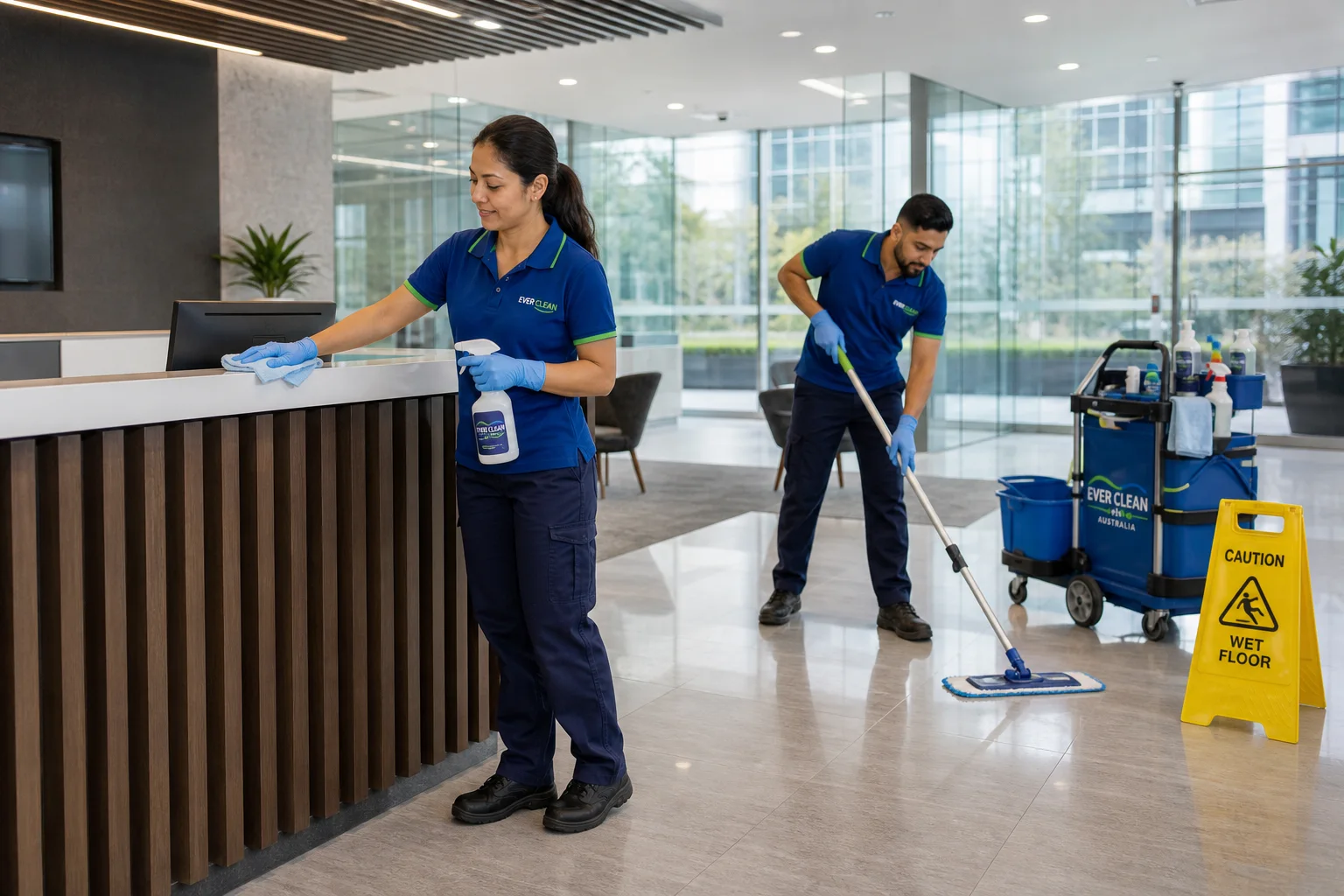 Ever Clean Australia cleaning team in Macquarie Park, Sydney